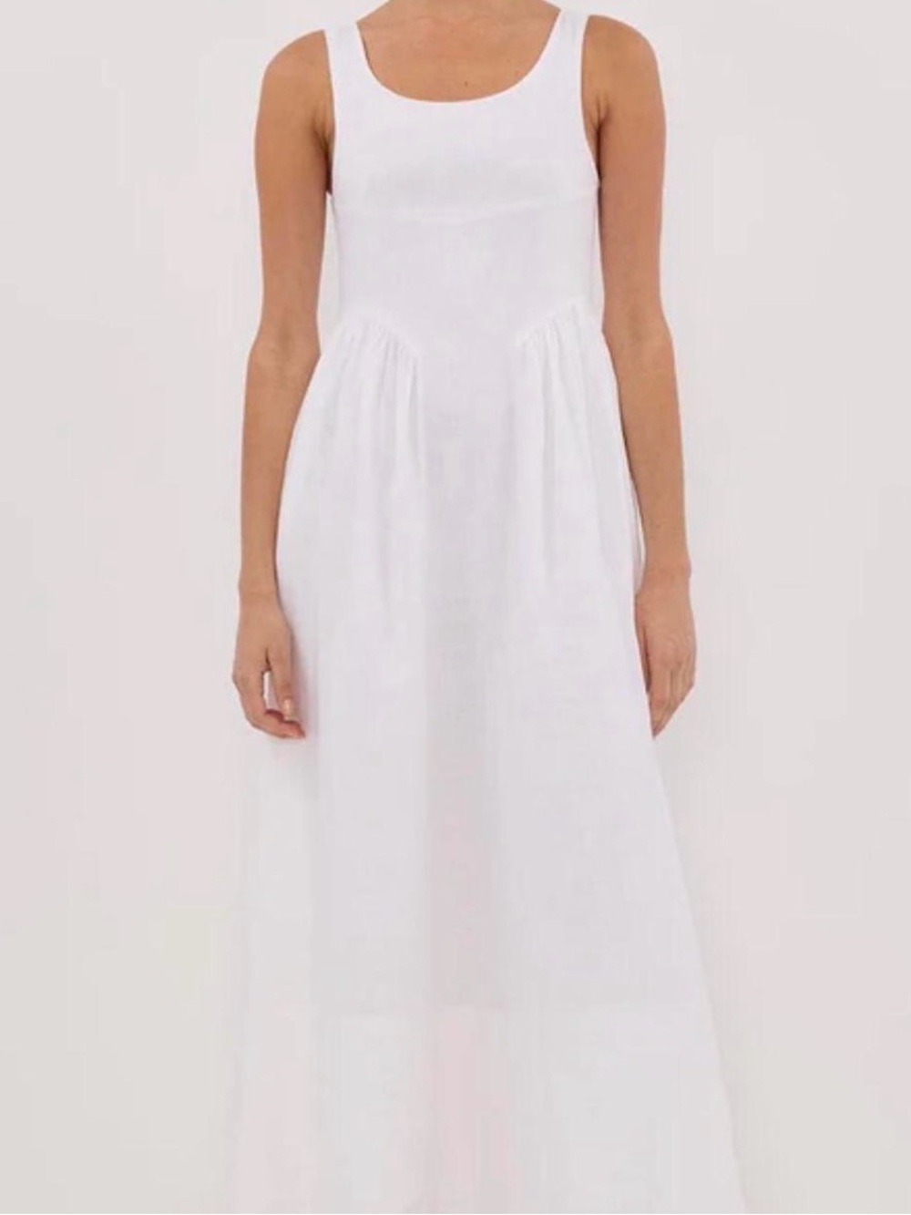 Dissh Ibiza white linen dress